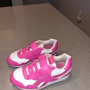 Reebok Kids Pink and White Sneakers size 11